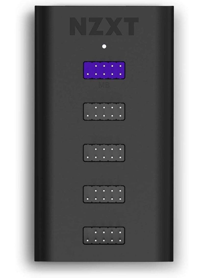 NZXT Internal USB Hub 3 usb header splitter- AC-IUSBH-M3-4 Internal USB 2.0 Ports - 3M Dual Lock Tapes - Magnetic Body - Plug and Play - Image 5