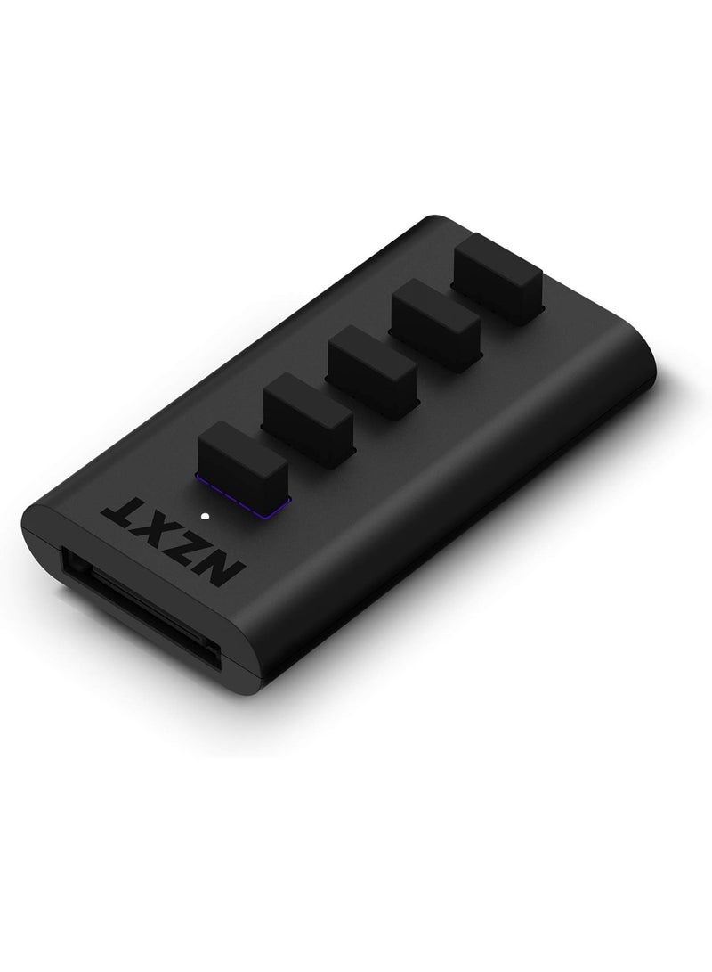 NZXT Internal USB Hub 3 usb header splitter- AC-IUSBH-M3-4 Internal USB 2.0 Ports - 3M Dual Lock Tapes - Magnetic Body - Plug and Play - Image 4
