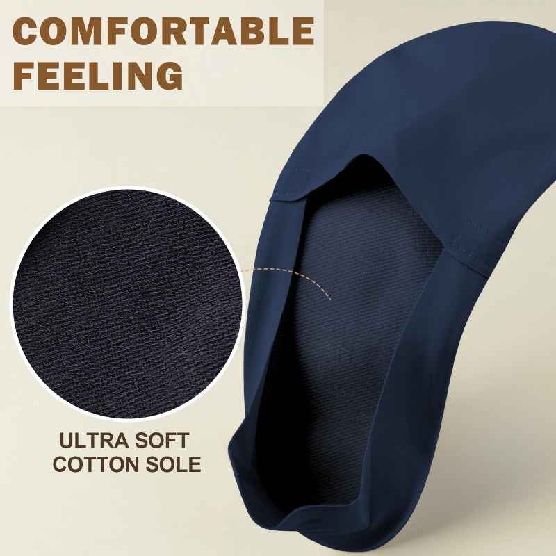 Sofier No Show Socks Womens, Non Slip Low Cut 6 Pairs Thin Silky Dress Footies Liner Invisible Socks Flats Loafers Sneakers - Image 4