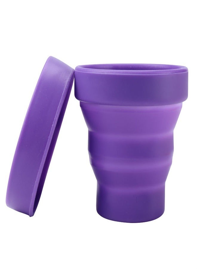 Generic Collapsible Silicone Cup Holder Sterilizing Container Storage for Menstrual Cup Microwave Friendly Menstrual Cup Sterilizer  - Image 1