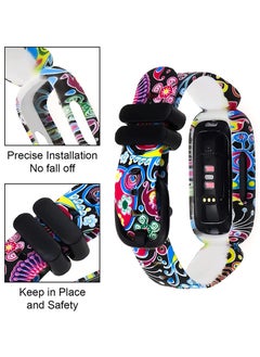 SYOSI Bands Compatible for Fitbit Ace 3 Straps for Kids Girls Boys- Colorful Skin-Friendly Waterproof Ace 3 Bands for Girls Watch Band Wrist Strap Bracelet Accessories For Kid Children(3 Pack)Bands Compatib  - Image 2