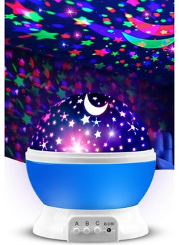 Qasul Children's Baby and Kids Room Night Table Lamp Light Globe Projector Reflective Colorful Starry Globe  - Image 5
