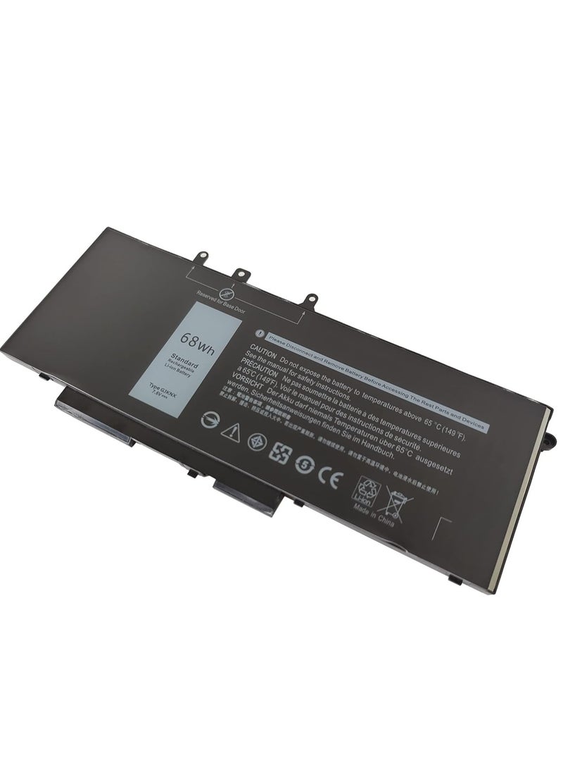 Generic 7.6V 68Wh 68Wh GJKNX GD1JP FPT1C KCM82 DV9NT MT31P Laptop Battery for Dell Latitude 5480 5280 5290 5590 5490 5491 5495 5591, Precision 3520 3530  - Image 1