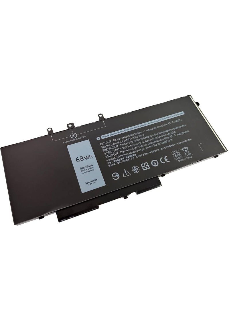 Generic 7.6V 68Wh 68Wh GJKNX GD1JP FPT1C KCM82 DV9NT MT31P Laptop Battery for Dell Latitude 5480 5280 5290 5590 5490 5491 5495 5591, Precision 3520 3530  - Image 2