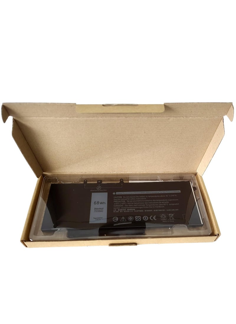 Generic 7.6V 68Wh 68Wh GJKNX GD1JP FPT1C KCM82 DV9NT MT31P Laptop Battery for Dell Latitude 5480 5280 5290 5590 5490 5491 5495 5591, Precision 3520 3530  - Image 5