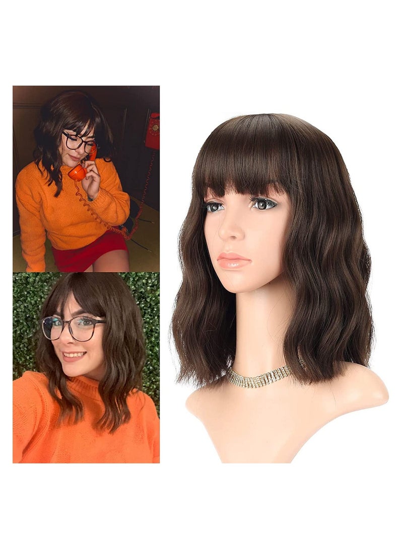 إستيل شعر مستعار مقاوم للحرارة من ألياف Eestelle ، ذو مظهر طبيعي ، مجعد ، مموج ، مستقيم ، طويل ، قصير ، أسود ، بني ، من أجل الحفلات التنكرية للاستخدام اليومي ، شعر مستعار اصطناعي بديل للنساء الموضة - Image 2