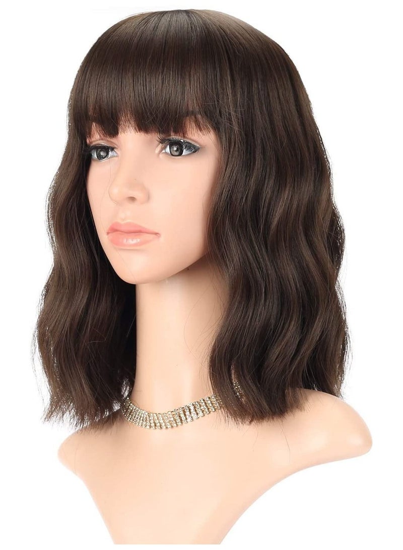 إستيل شعر مستعار مقاوم للحرارة من ألياف Eestelle ، ذو مظهر طبيعي ، مجعد ، مموج ، مستقيم ، طويل ، قصير ، أسود ، بني ، من أجل الحفلات التنكرية للاستخدام اليومي ، شعر مستعار اصطناعي بديل للنساء الموضة - Image 3