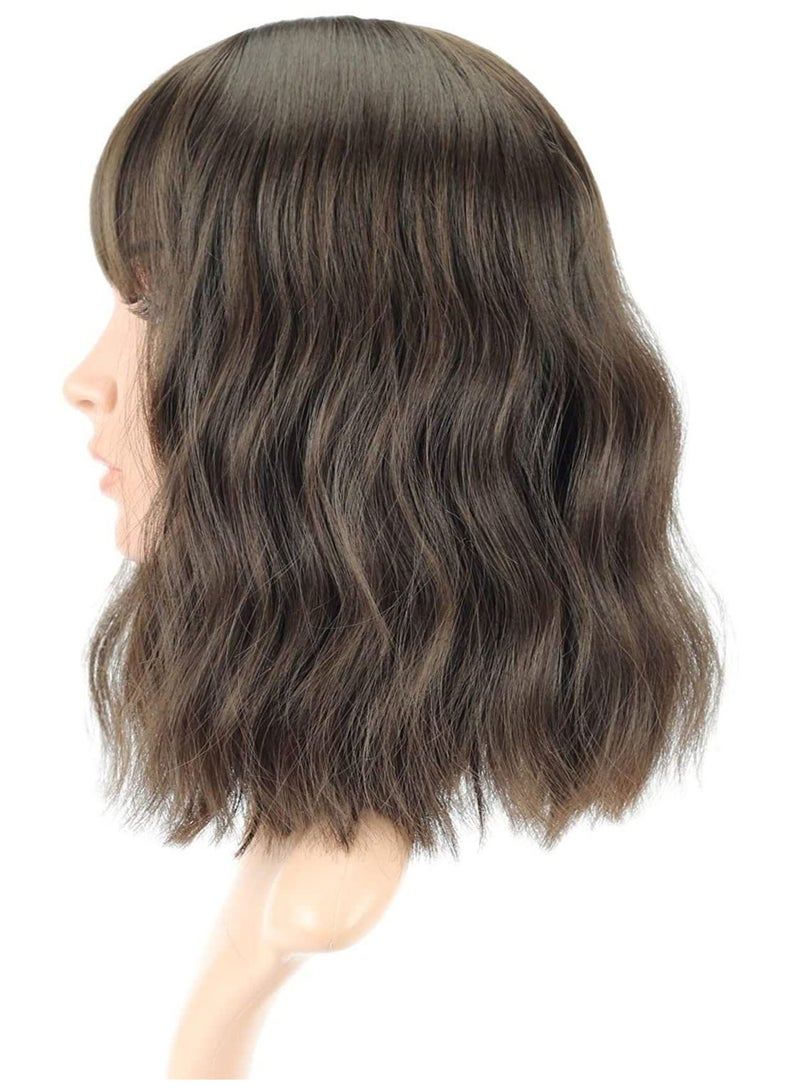 إستيل شعر مستعار مقاوم للحرارة من ألياف Eestelle ، ذو مظهر طبيعي ، مجعد ، مموج ، مستقيم ، طويل ، قصير ، أسود ، بني ، من أجل الحفلات التنكرية للاستخدام اليومي ، شعر مستعار اصطناعي بديل للنساء الموضة - Image 4