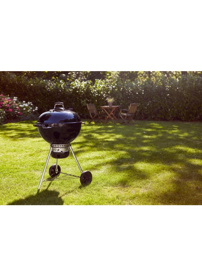 Weber - Rust-Resistant Master-Touch Charcoal Grill Black and Silver 57 cm  JAH14701004/14701004 - Image 1