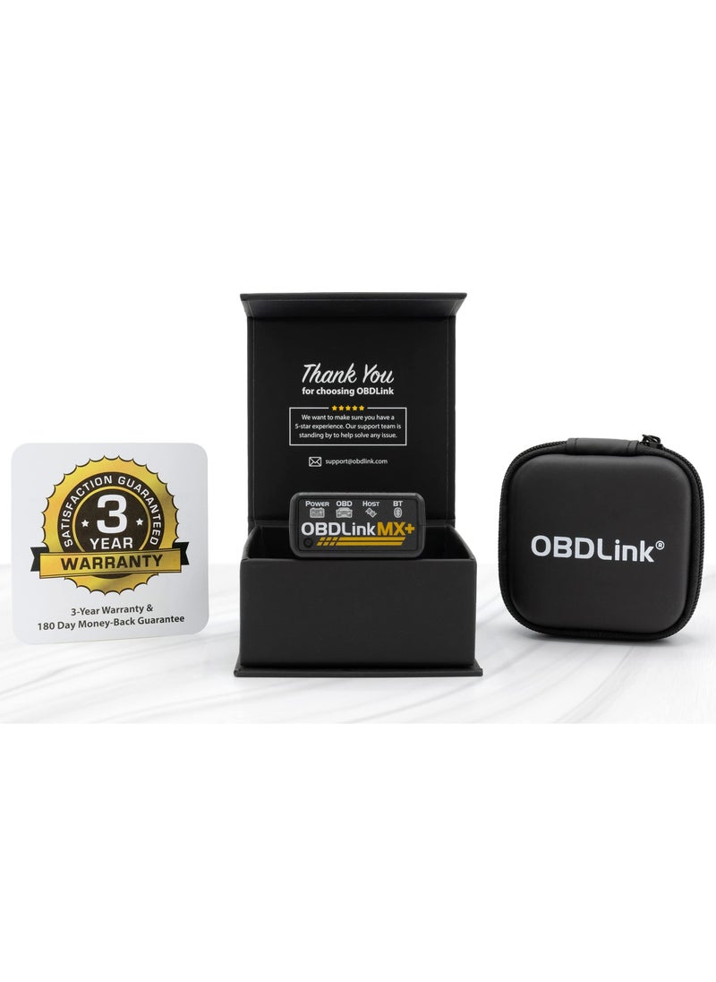 OBDLink - Obdlink  Mx Plus OBD2 Bluetooth Scanner for iPhone, Android, and Windows - Image 1