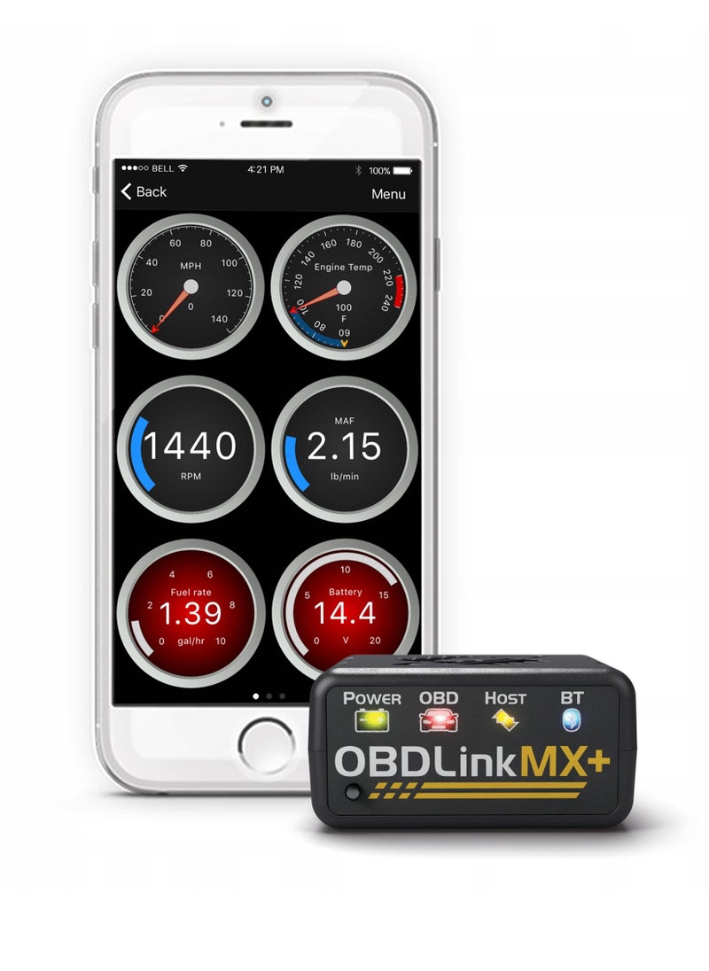 OBDLink - Obdlink  Mx Plus OBD2 Bluetooth Scanner for iPhone, Android, and Windows - Image 1