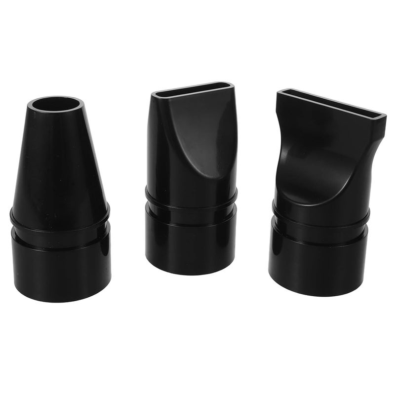 Field tested quality Beavorty 3pcs Hair Dryer Nozzle Attachments Set Flat round Concentrator Tips, Replacement Diffuser Nozzles for Salon and Home Hair Styling Tools Permanent & temporary usable - Image 1
