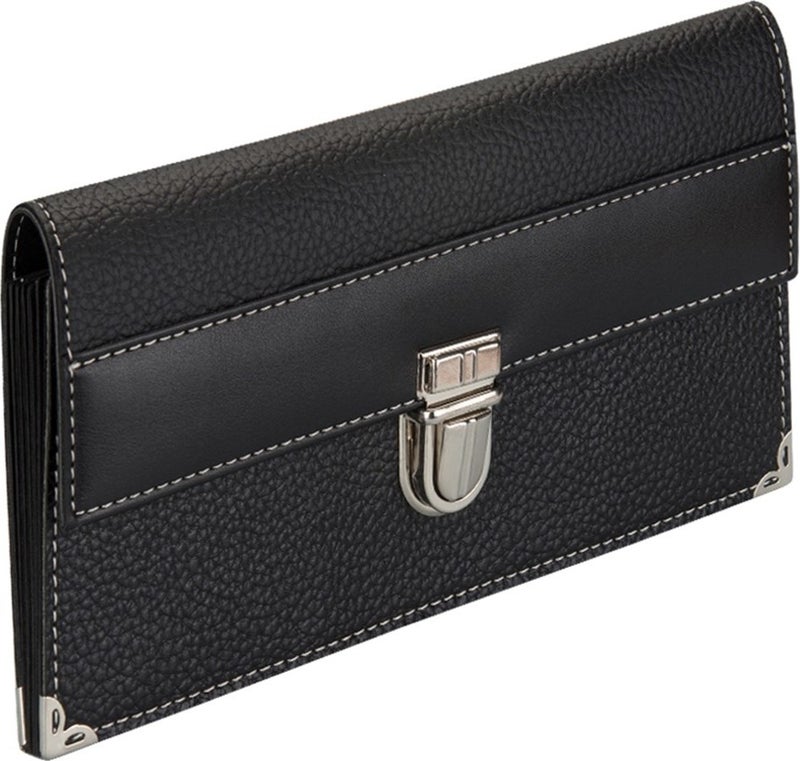2K Faux Leather 13 Compartment Check and Bill Bag  - Image 1