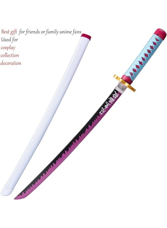 O8.design Anime | Mitsuri Kanroji's Sword Replica (1:1 Scale) | High-Quality Carbon Steel, Non-Sharpened Prop for Cosplay & Collectors - Image 2