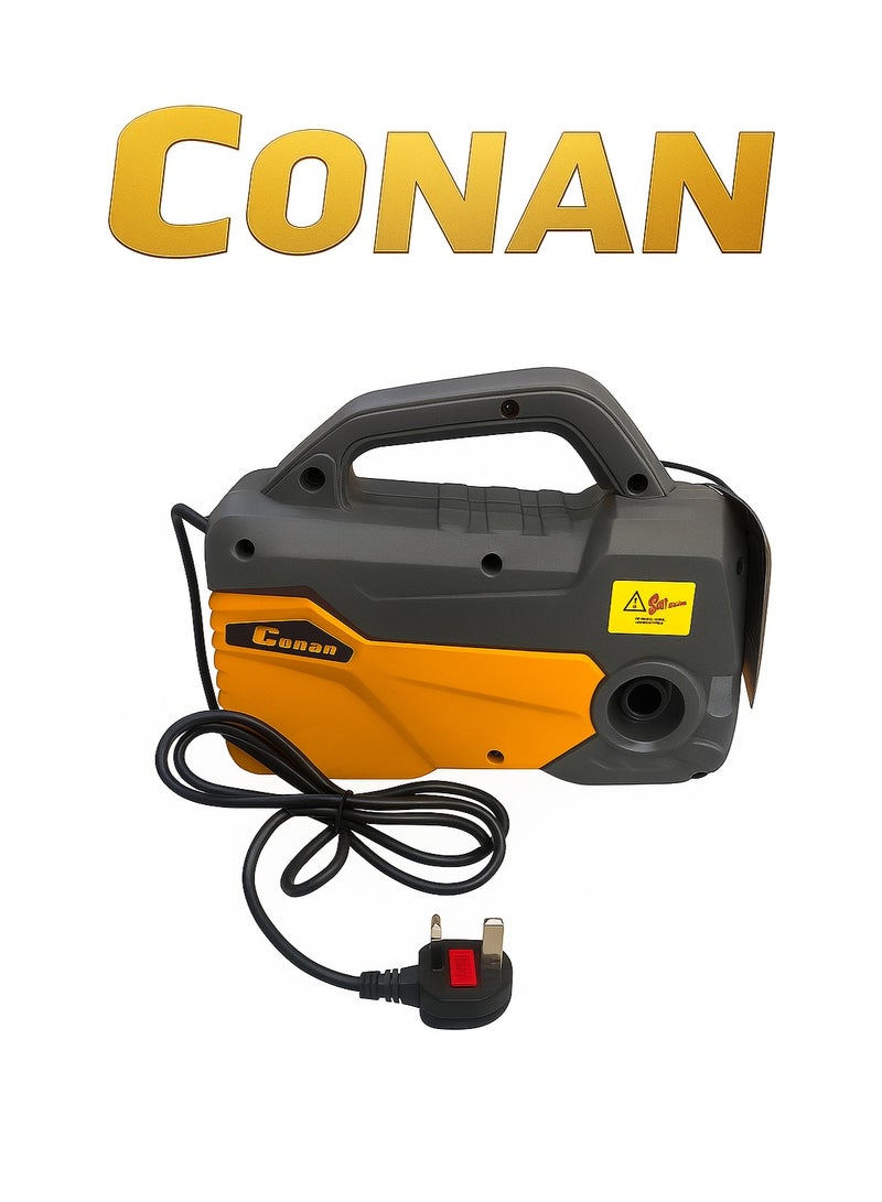 Conan High Pressure Washer – 1200W Power – 100Bar Pressure – 6.2L/min Flow – Model COHW10S – Compact Strong Design with Full Accessories Set - Image 2