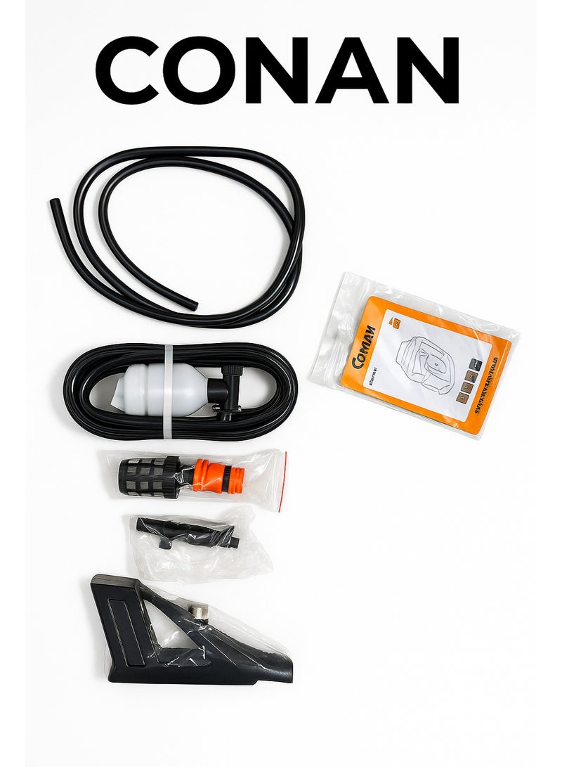 Conan High Pressure Washer – 1200W Power – 100Bar Pressure – 6.2L/min Flow – Model COHW10S – Compact Strong Design with Full Accessories Set - Image 4