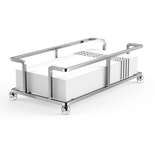 zizouoe Update Bathroom Paper Towel Holder Bathroom Guest Towel Holder Tray for Bathroom Napkin Holder Guest Towels Disposable Bathroom Napkin Holder Bathroom Kitchen Dinning Table - Image 1