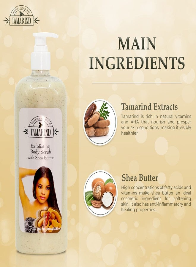OMIC Organic Extract Of Tamarind, Exfoliating Body Wash, 33.8 Fl oz 1000ml, with Tamarind Oil and She Butter - Image 2