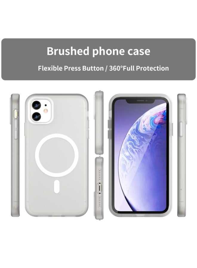 Drop-resistant, reinforced plastic back cover compatible with iPhone 11 - Clear - Image 2