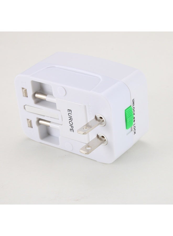 Universal Travel Adapter, Multi Functional International Power Plug for USA, UK, EU, AU, Middle East, Worldwide Compatible - Image 3