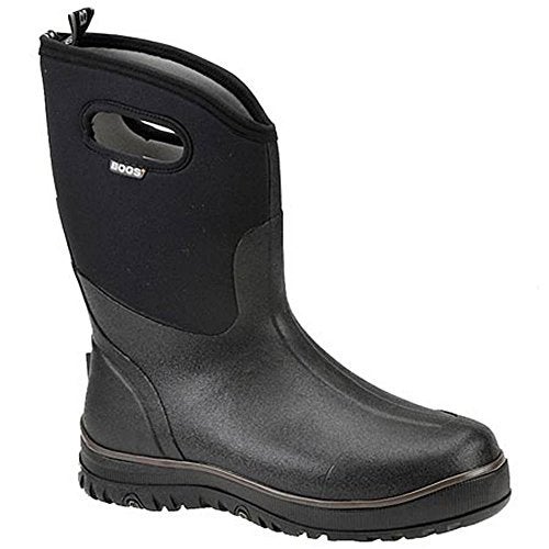 BOGS Mens Ultra Mid Waterproof Boot Black Size 13 - Image 1