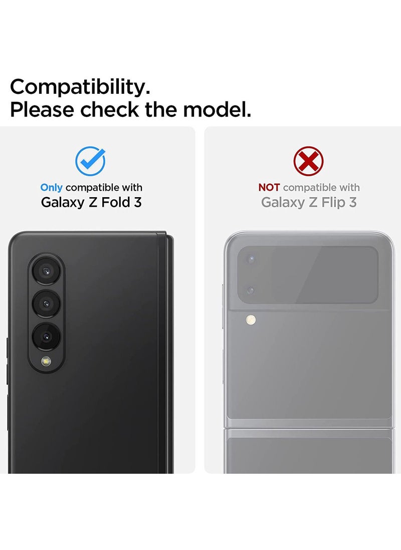 Spigen GLAStR Optik Camera Lens Screen Protector [2 Pack] designed for Samsung Galaxy Z Fold 3 5G  - Image 2
