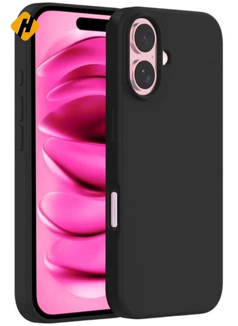 Liquid Silicone Case for iPhone 16 - Ultra Slim Design with Soft Anti-Scratch Microfiber Lining & Drop Protection