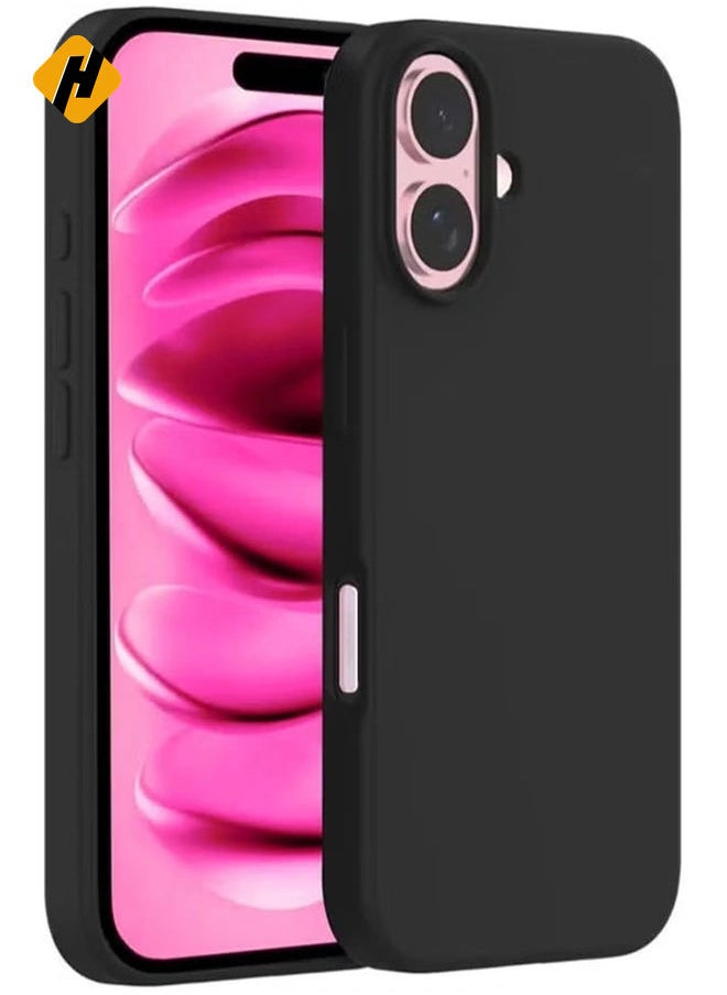 Liquid Silicone Case for iPhone 16 - Ultra Slim Design with Soft Anti-Scratch Microfiber Lining & Drop Protection