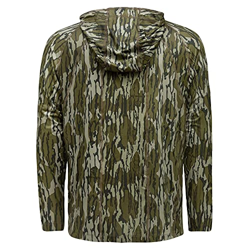 Mossy Oak Mens Camo Hoodie Lightweight Hunting Shirts Large Original Bottomland - Image 3