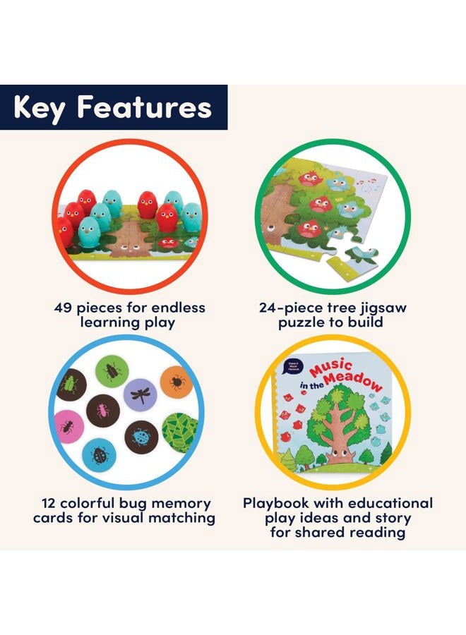 BATTAT Education – Montessori Memory Game Sound Shakers Toy for Toddlers – Educational Matching Game with Colorful Egg Shakers - Image 2