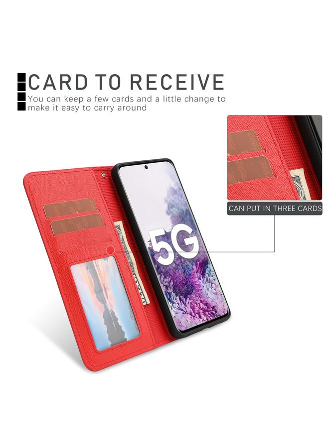 اس-توب جراب هاتف Samsung Galaxy S20 Ultra مصنوع من الجلد القابل للفصل بتصميم متقاطع - Image 4