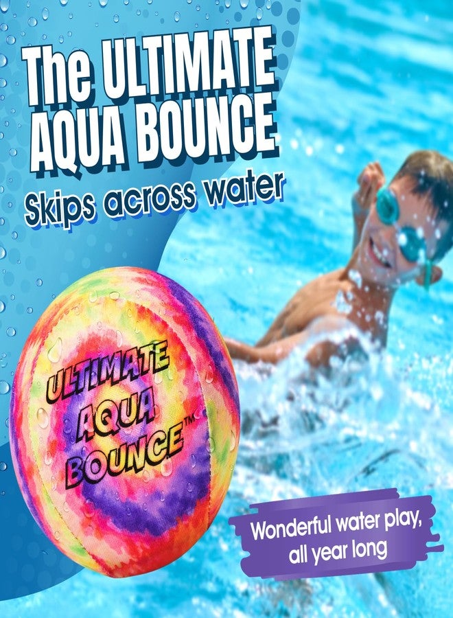 Activ Life Ultimate Skip Ball, Large 3" - 2 Water Skip Balls with 1 Skip Disc (Tie-Dye) - Water Bouncing Ball Set for Beach, Pool & Lake Games - Fun Summer Toys for Kids, Teens, Adults & Families - Image 2