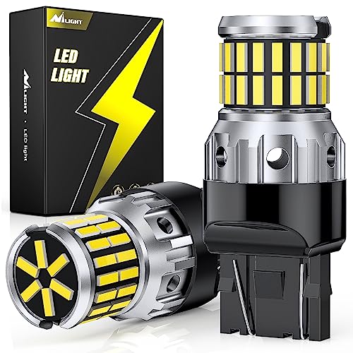 Nilight 7440 LED Bulb for Reverse Light Flashing Brake Light, 7440 7441 7443 T20 992 W21W 6500k Xenon White Replacement for Back Up Lights, Tail Lights, Turn Signal/Parking or Running Lights,2 PCS - Image 1