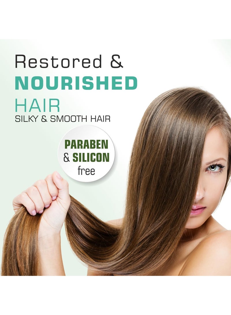 فيجيتال بلسم للشعر 200 جرام - مصنوع من مستخلصات طبيعية نشطة بيولوجيًا بنسبة 100% من أملا وشيكاكاي والليمون - خالٍ من البارابين والسيليكون والمواد الكيميائية الضارة - Image 2