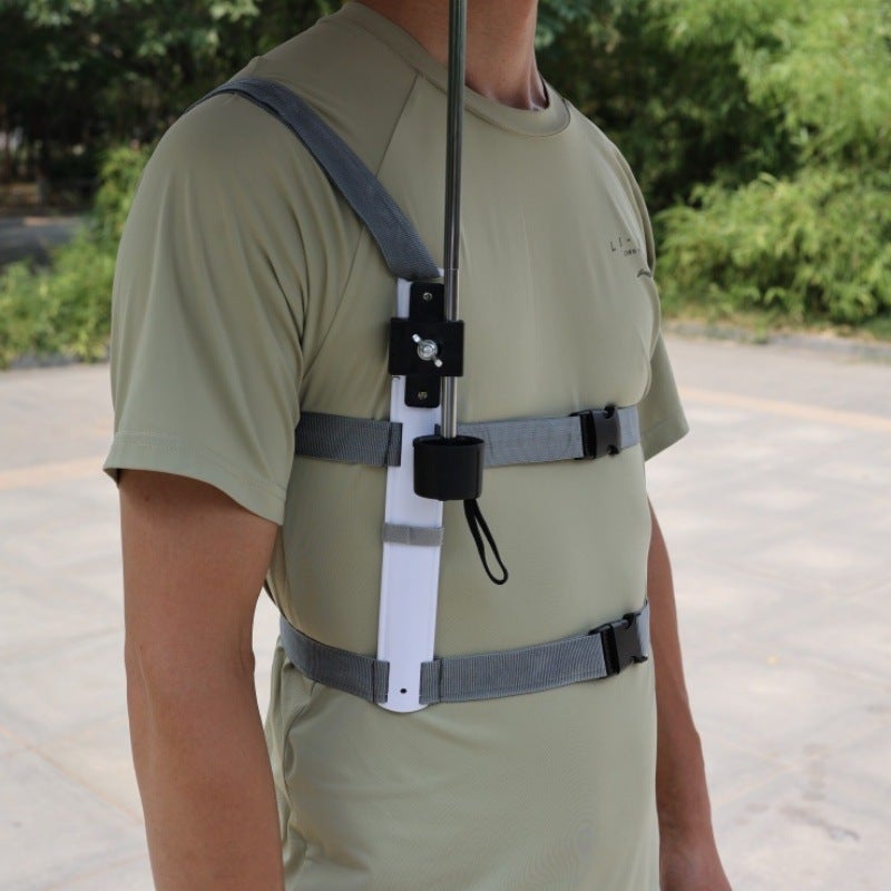 Hands-Free Parasol Umbrella Holder For Travel, Hiking, Fishing, Tea Picking, Pography, Sketching, And Stall Setup - Image 4