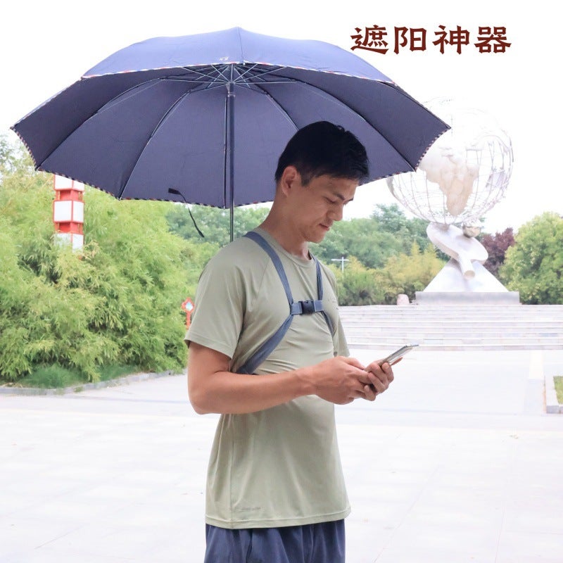 Hands-Free Parasol Umbrella Holder For Travel, Hiking, Fishing, Tea Picking, Pography, Sketching, And Stall Setup - Image 3