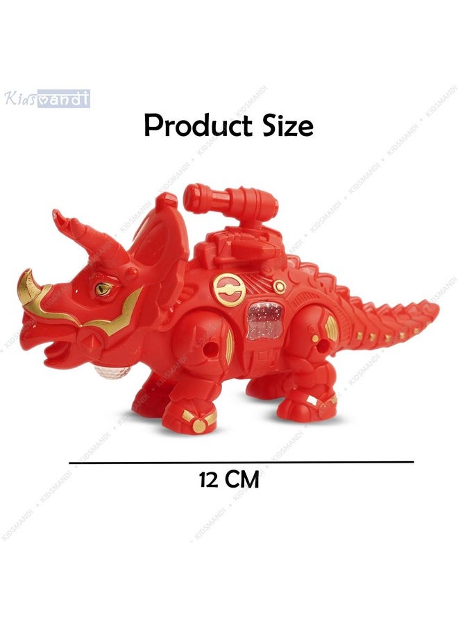 Kids Mandi Kids Mandi Walking Dinosaur Toy Set for Kids with LED & 3D Color Light | Cute Baby Toys, Sensory & Music Features | Ideal for Toddlers  - Image 3