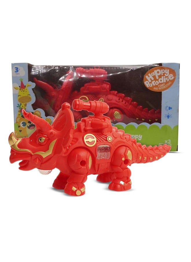 Kids Mandi Kids Mandi Walking Dinosaur Toy Set for Kids with LED & 3D Color Light | Cute Baby Toys, Sensory & Music Features | Ideal for Toddlers  - Image 1