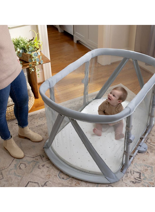 ingenuity Dream Retreat 3 In 1 Portable Sleep Solution Playard And Bassinet With Shade 0 To 24 Month - Image 3