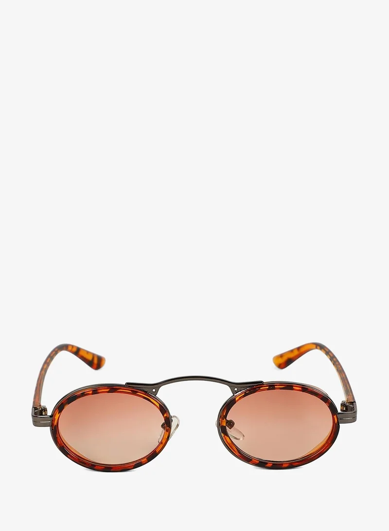 Haute Sauce Polarized Full Rim Oval Sunglasses For Women
