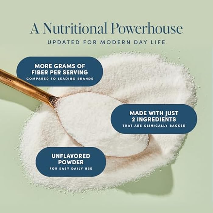 Bio.me Daily Prebiotic Fiber Powder Unflavored - 7g Per Serving - Soluble & Insoluble Fiber Supplement Powder for Women & Men - Digestive Health & Gut Health - GLP-1 Friendly, Sugar Free - 30 Servings - Image 5