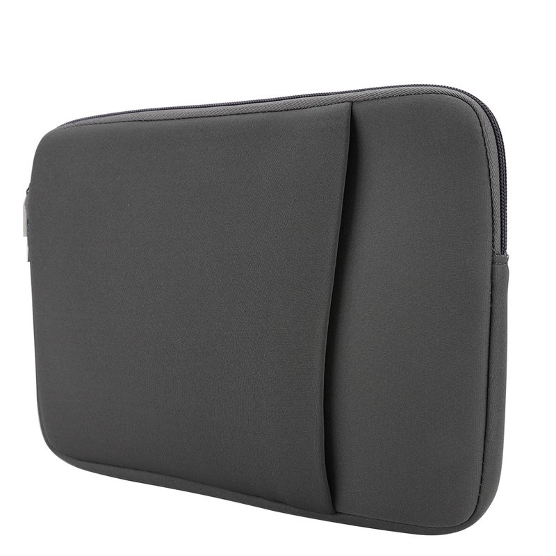 11 Inch Portable Slim Laptop Shockproof Sleeve Case Envelope Protective Brushed Bag with PocketGrey - Image 2