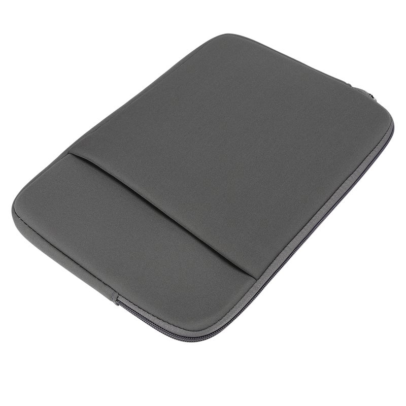 11 Inch Portable Slim Laptop Shockproof Sleeve Case Envelope Protective Brushed Bag with PocketGrey - Image 3
