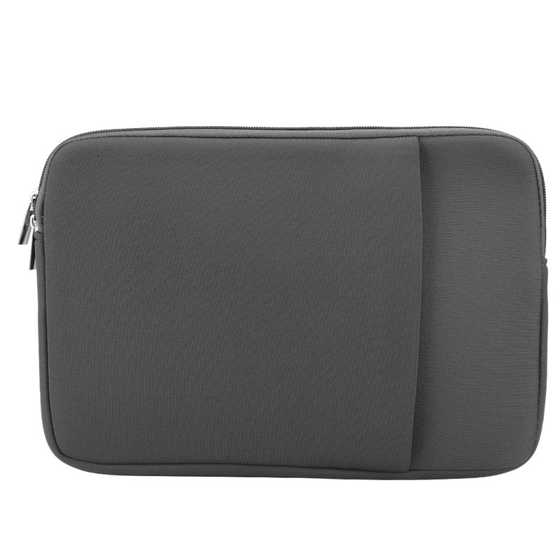 11 Inch Portable Slim Laptop Shockproof Sleeve Case Envelope Protective Brushed Bag with PocketGrey - Image 1