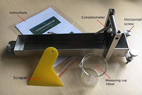 GLTL Bostwick Consistometer | Viscosity Flow Tester for Food Industry (Jams, Sauces, Ketchup) & Cosmetics | ASTM F1080/Mill Spec R-81294D Compliant | 30-Second Flow Measurement - Image 5