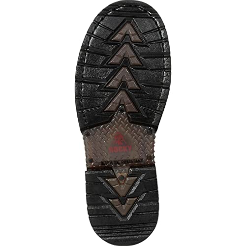 ROCKY IronClad Steel Toe Waterproof Work Boot, Brown, Size 11(WI) - Image 3