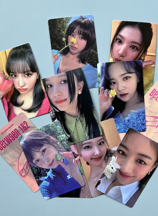 NIBEMINENT 9-Piece TWICE BETWEEN Album Photo Cards 5.4*8.6cm - Image 1