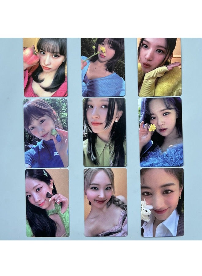 NIBEMINENT 9-Piece TWICE BETWEEN Album Photo Cards 5.4*8.6cm - Image 3