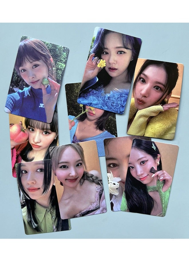 NIBEMINENT 9-Piece TWICE BETWEEN Album Photo Cards 5.4*8.6cm - Image 2