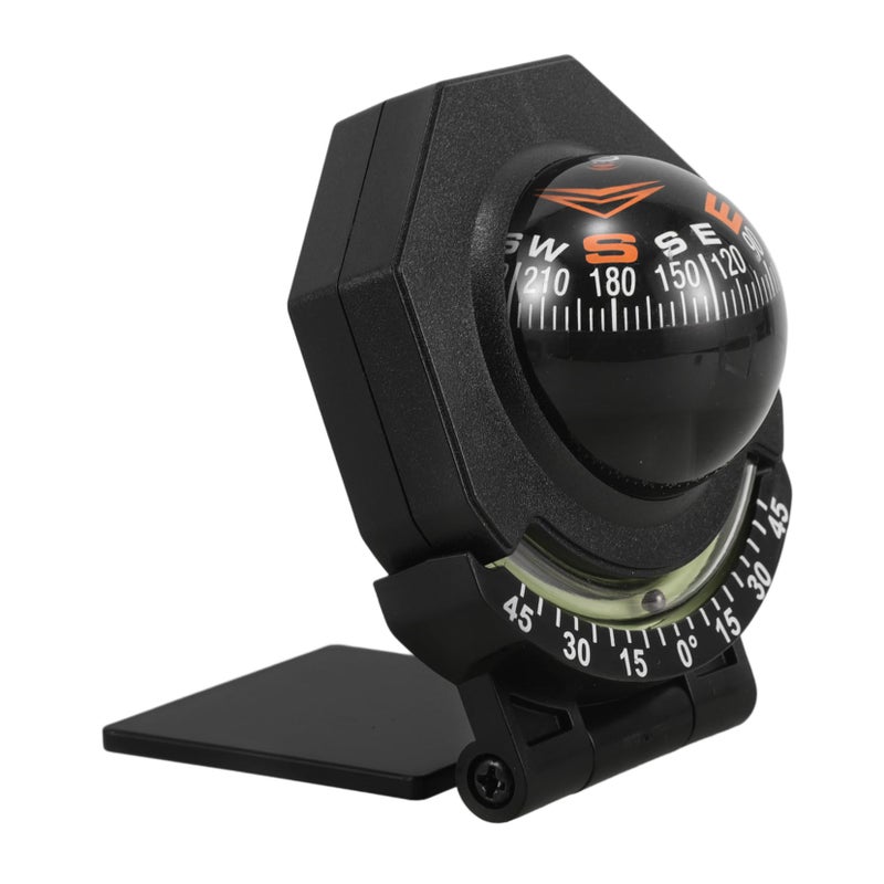 Adjustable Dashboard Compass Ball for Car Truck Boat with Night Glow Function Easy Installation - Image 2